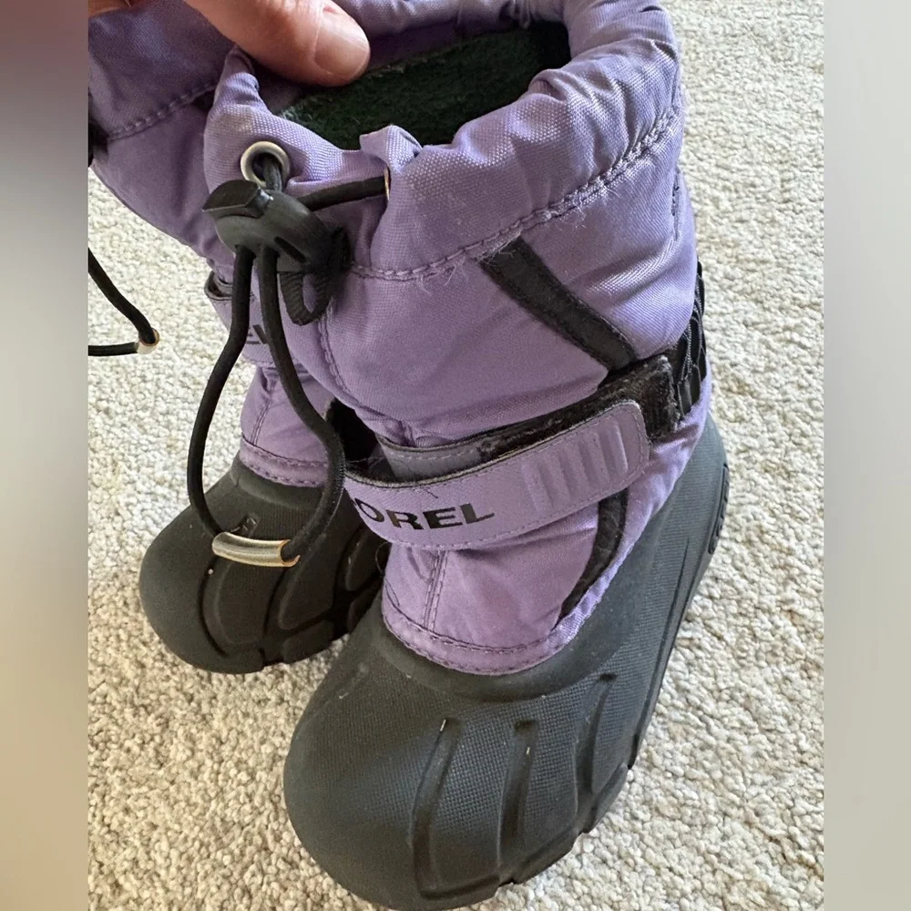 Sorel Kids Purple and Black Winter Boots